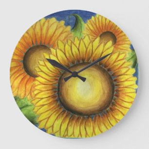 Sunflower Kitchen Wall Clock Gift