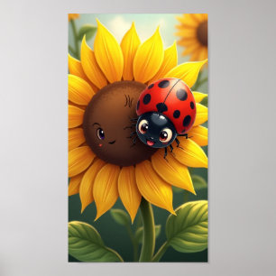 SunFlower Lady Poster