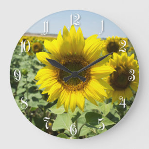 Sunflower Large Clock