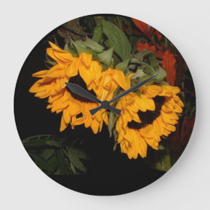 Sunflower Large Clock