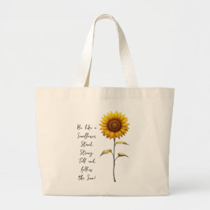 Sunflower  large tote bag