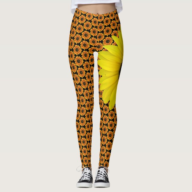 Sunflower leggings (Front)