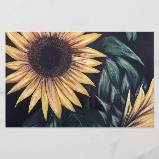 Sunflower Life Stationery (Front)