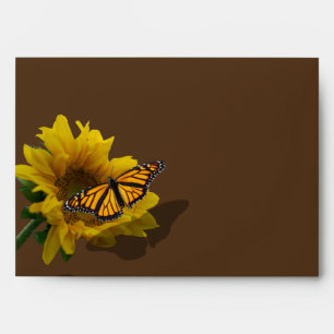 Sunflower Linen Envelope
