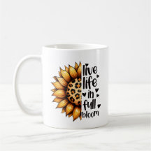 Sunflower Live Life Personalised