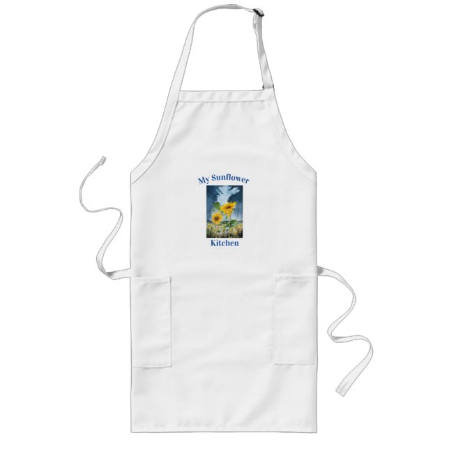 Sunflower Long Apron (Front)