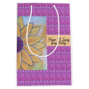 Sunflower Lovely Day Medium Gift Bag