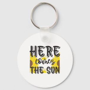 Sunflower Lover Here Comes The Sun Key Ring