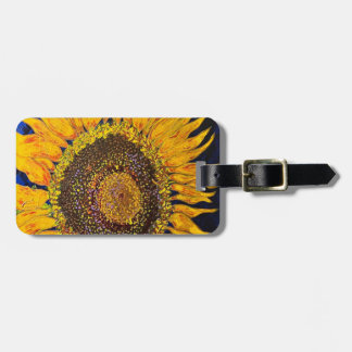 Sunflower Luggage Tag