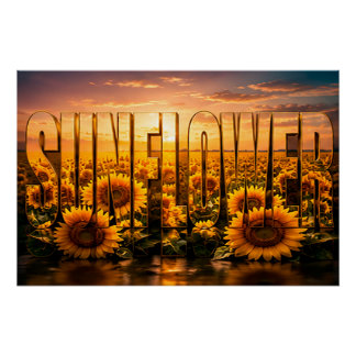 Sunflower Luxury Botanical Floral Decor