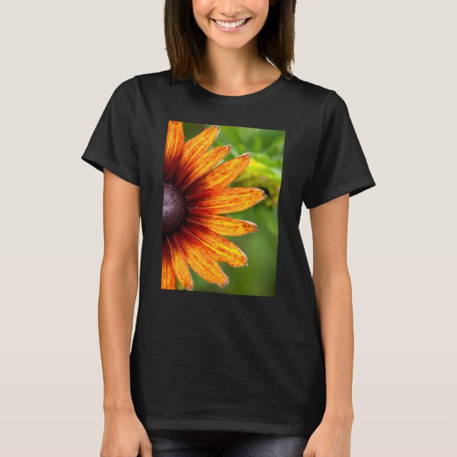 Sunflower Macro Photography  T-Shirt (Front)