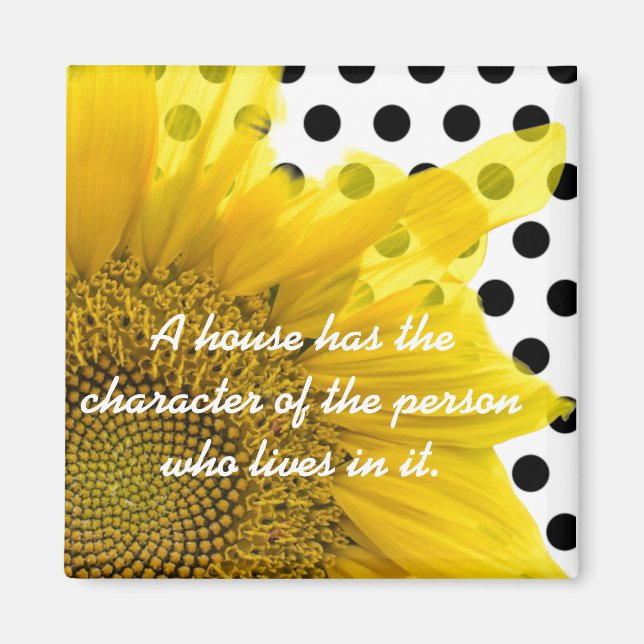 Sunflower Magnet (Front)