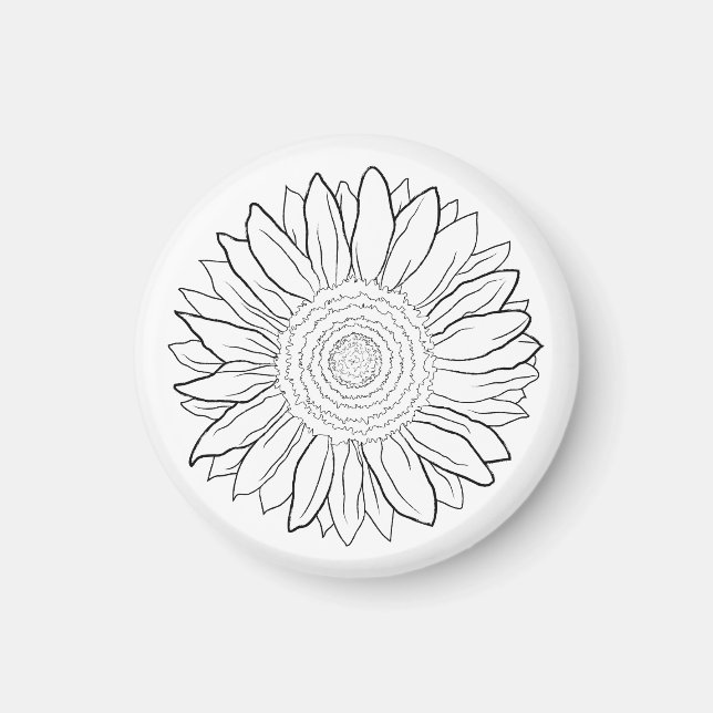 sunflower magnet (Front)