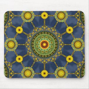 Sunflower Mandala Array Mousepad
