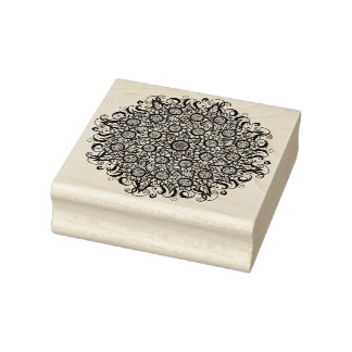 Sunflower Mandala Nature Lover Sunflowers Floral Rubber Stamp