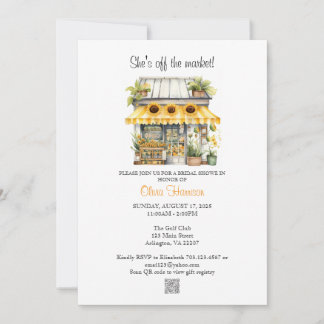 Sunflower Market Bridal Shower Invitation – She’s