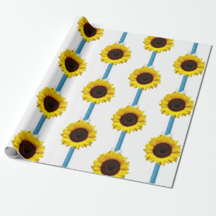 Sunflower Matte Wrapping Paper