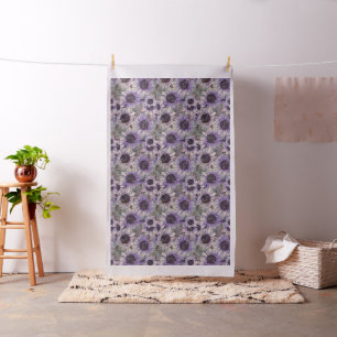 Sunflower Mauve Pattern Fabric