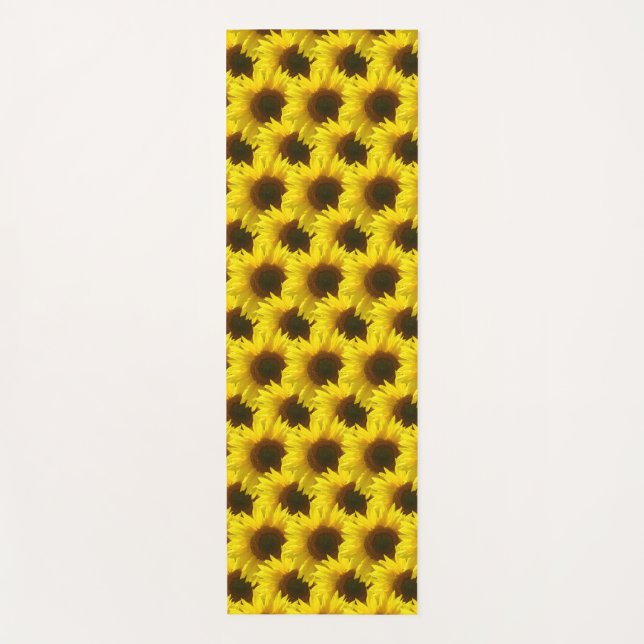 Sunflower Meditations Yoga Mat (Front)