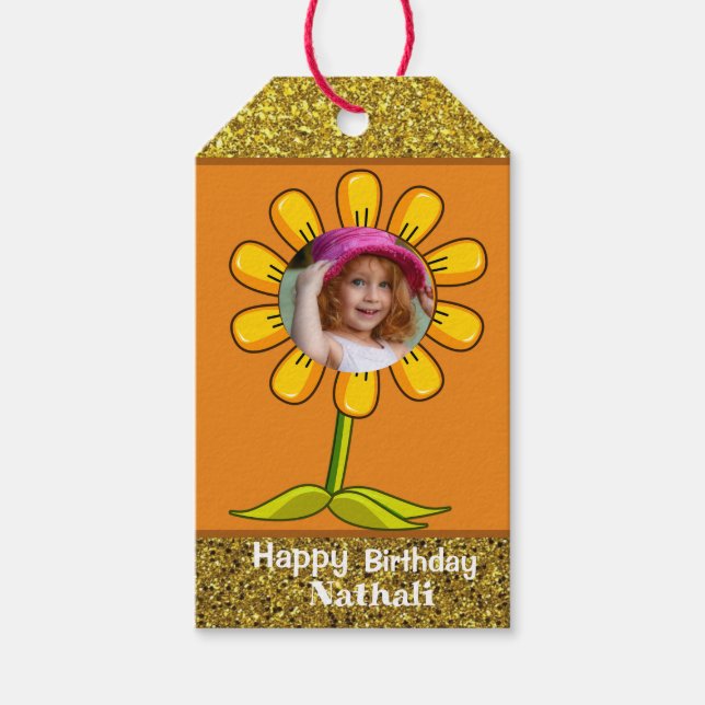 Sunflower Memories Gift Tags (Front)