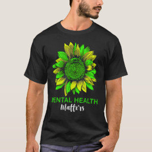 Sunflower Mental Health Matters Awareness T-Shirt