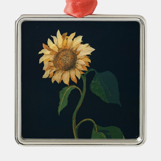 Sunflower Metal Tree Decoration (Front)