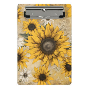 Sunflower Mini Clipboard