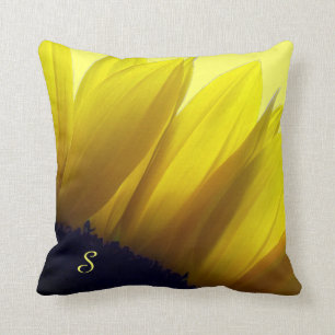 Sunflower Monogrammed Cushion