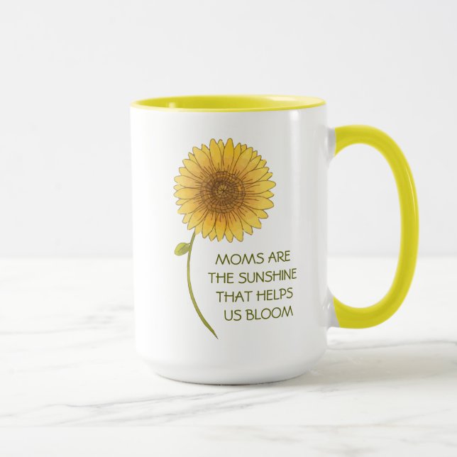 Sunflower Mother's Day Coffee Mug (Right)