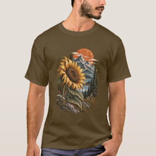 Sunflower Mountain Wilderness Sunset T-Shirt