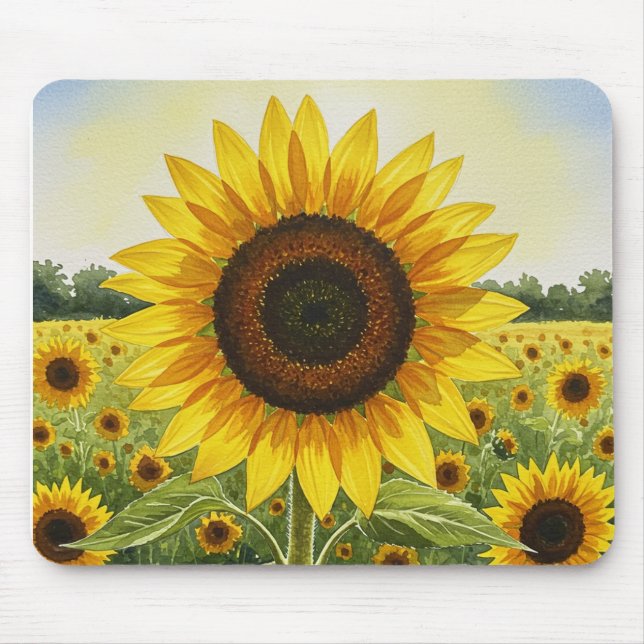 Sunflower Mouse Mat (Front)