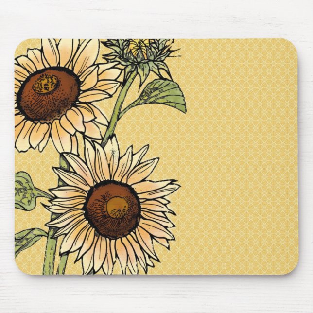 Sunflower Mouse Mat (Front)