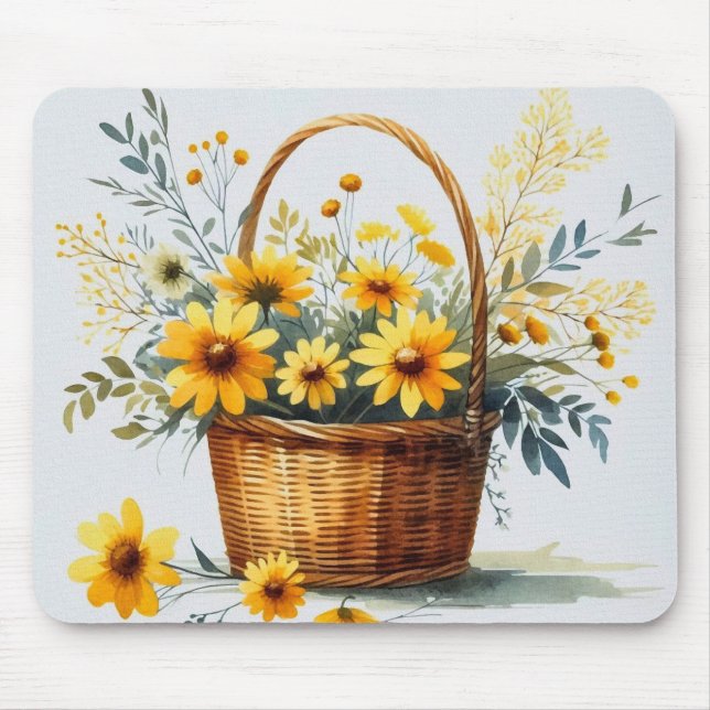 Sunflower  mouse mat (Front)