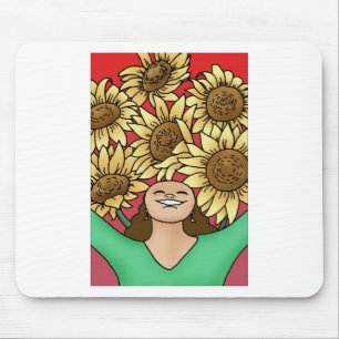 Sunflower Mouse Mat