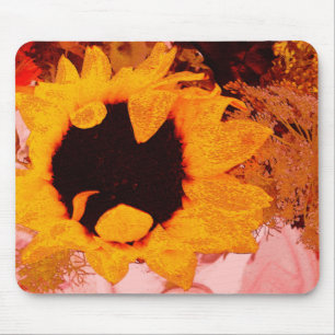 sunflower mouse mat