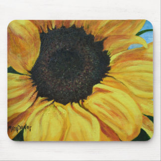 sunflower mouse pad