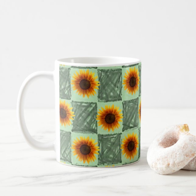 Sunflower Mug (With Donut)