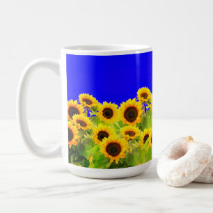 Sunflower Mug Ukraine Flag Colours