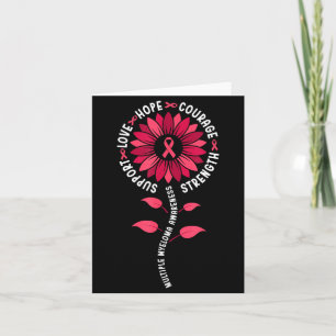 Sunflower Multiple Myeloma Awareness Burgundy Card