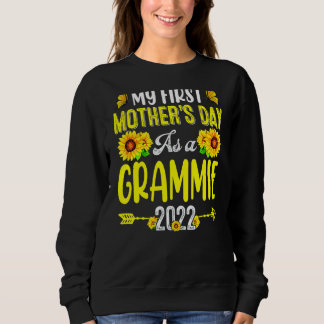 Sunflower My First Mother's Day As A Grammie Mothe Sweatshirt
