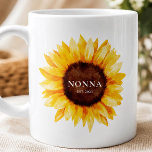 Sunflower Nonna Mug Grandma Gift