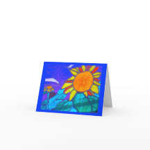 Sunflower Note Card