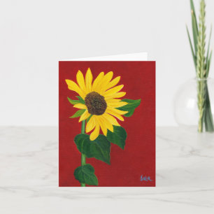 Sunflower Note Card