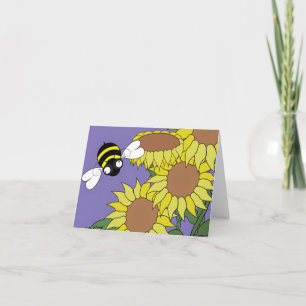 Sunflower Note Card (Blank Inside)