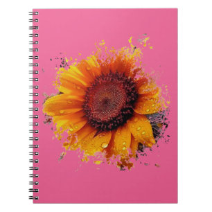 Sunflower notebook