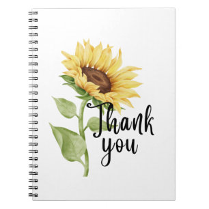 Sunflower Notebook