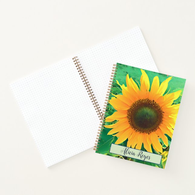Sunflower notebook (Inside)