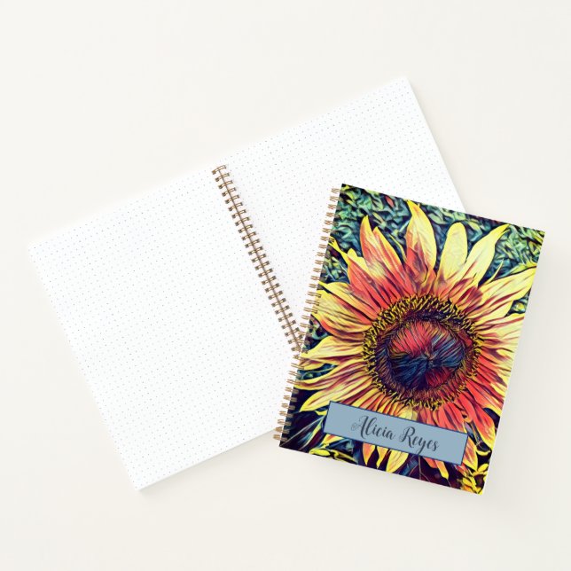Sunflower notebook (Inside)