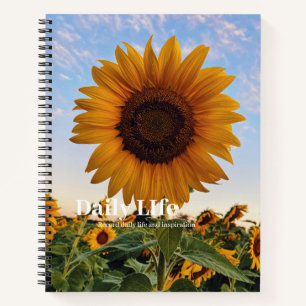 Sunflower Notebook   Bloom Inspiration  