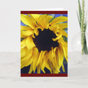sunflower notecard